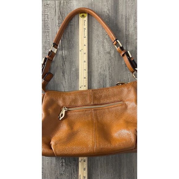 Kattee Tan Genuine Leather Shoulder Bag Hobo Purse Soft Vintage Style - Picture 7 of 7